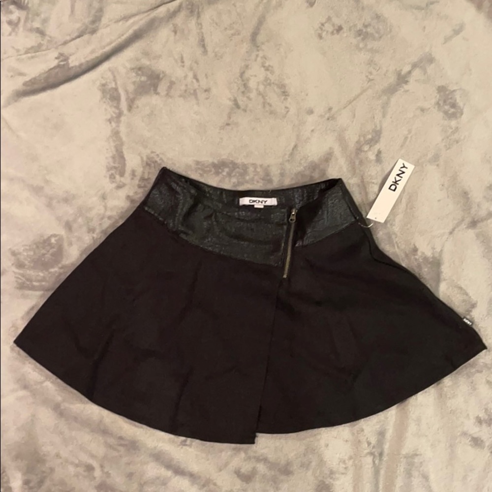 Girls Black swing skirt